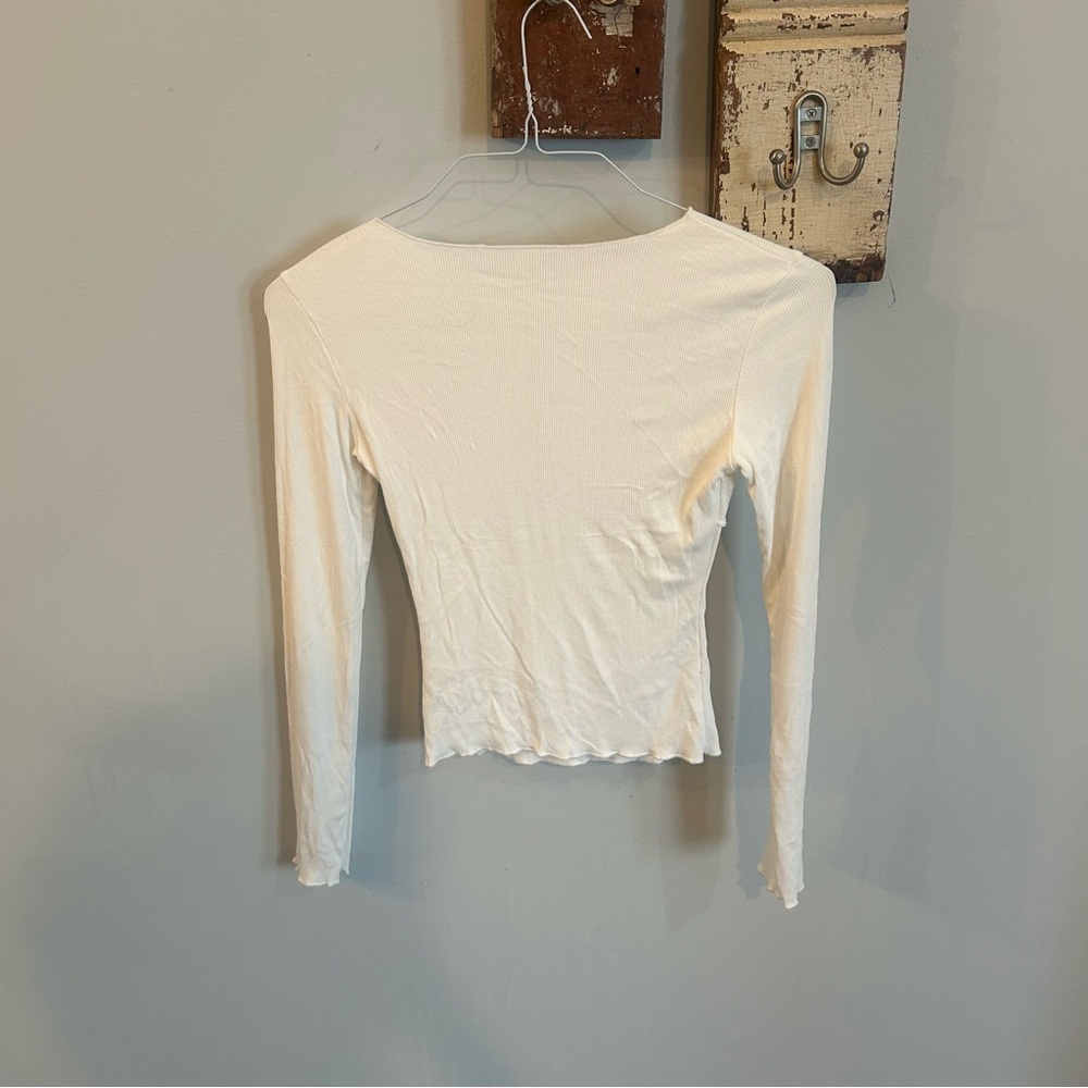 Commense Basic Piping Long Sleeve Top - image 3